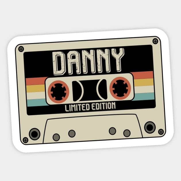 Danny - Limited Edition - Vintage Style Sticker by Debbie Art